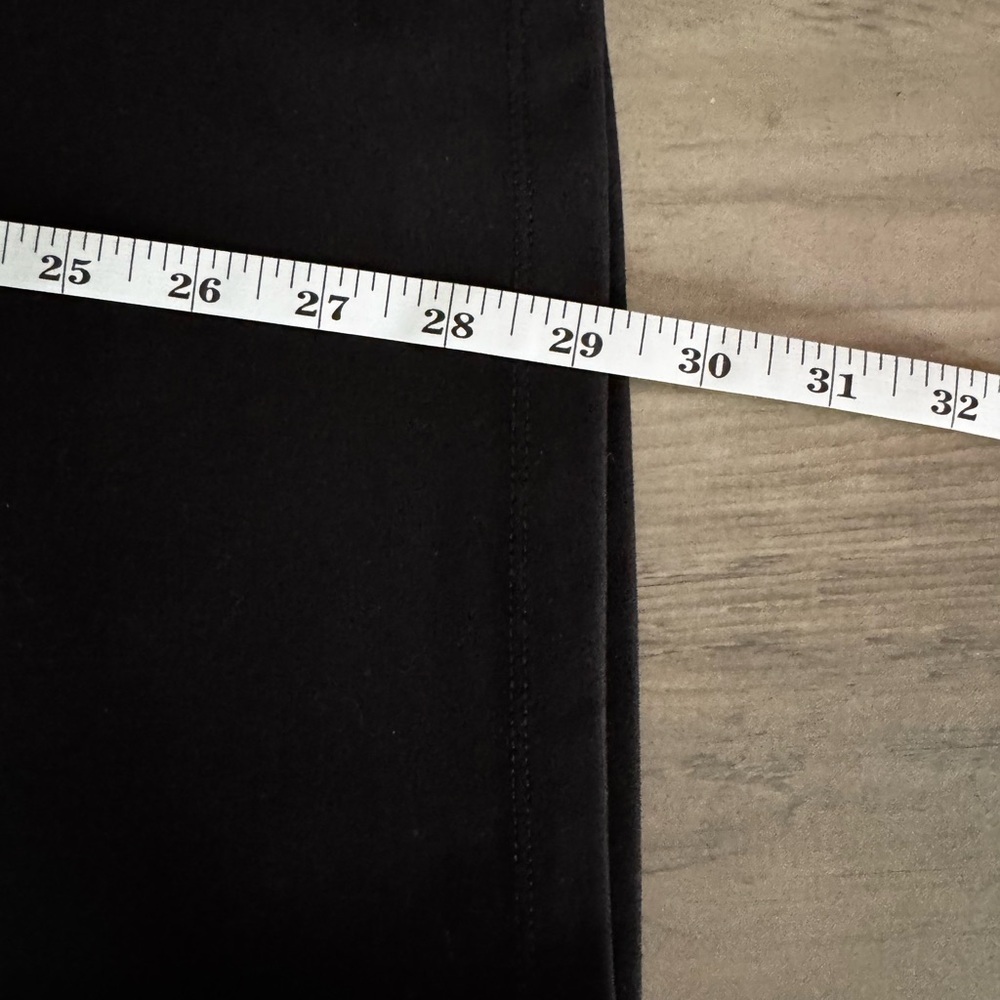 Betabrand Medium Petite Black Flare Women's Pants - Picture 11 of 12